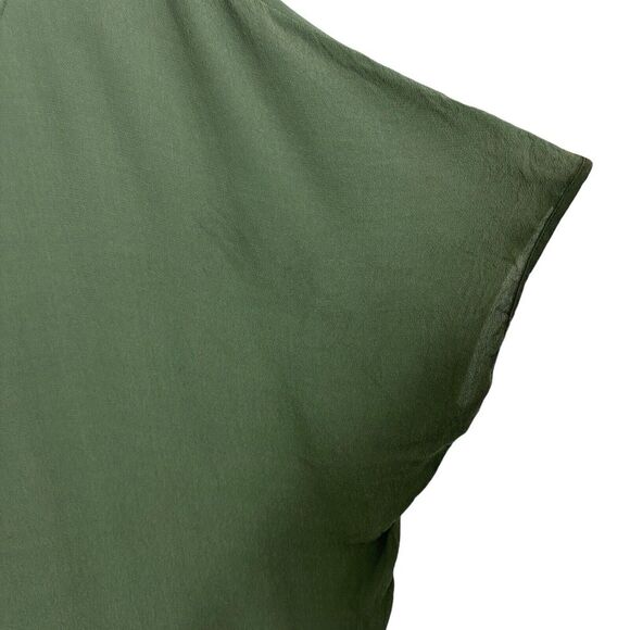 Madewell Tunic Dress Womens Short Dolman Sleeve Shift Olive Green Size M - Picture 3 of 8